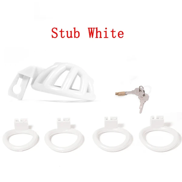 13mm stub chastity cage black