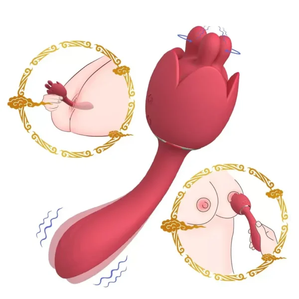 2 in 1 clitoral and nipple toy