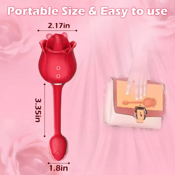 9 mode rose vibrator for gspot