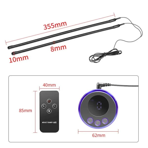 adjustable electric pulse cock ring