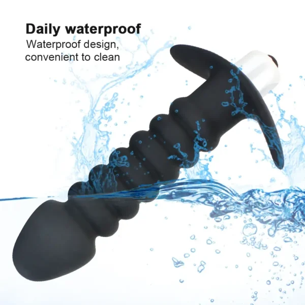 battery powered silicone butt plug