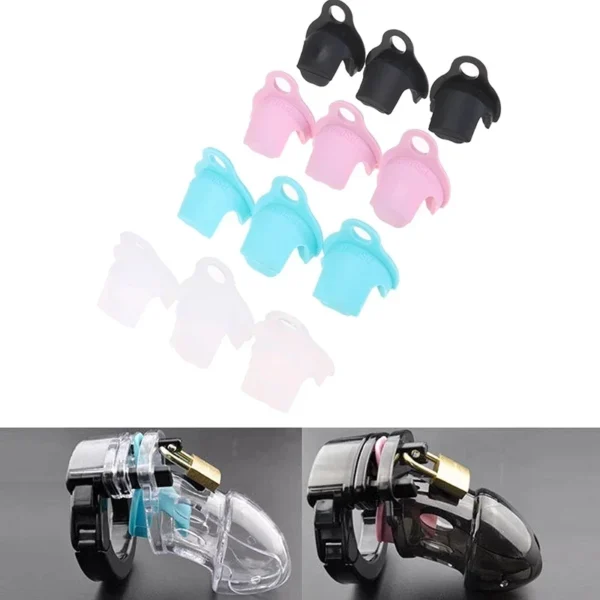 bdsm cage part smooth silicone