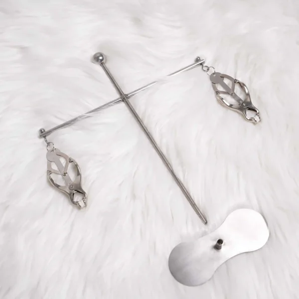 bdsm nipple clamps breast stimulation