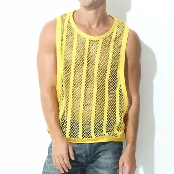 black o neck mesh shirt
