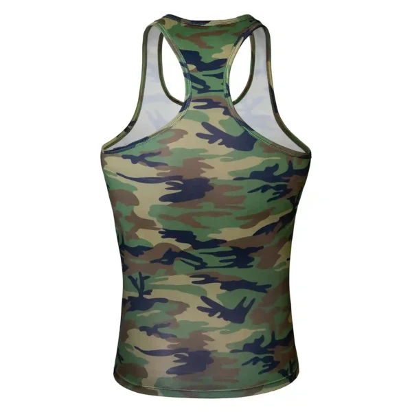 black polyamide elastane tank top