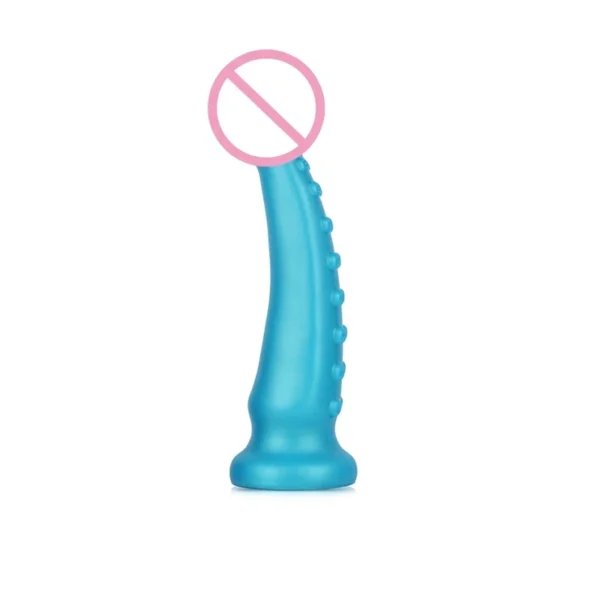 blue dildo suction cup hands free