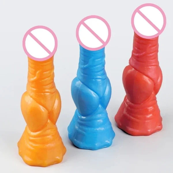 blue vibrating dildo suction cup