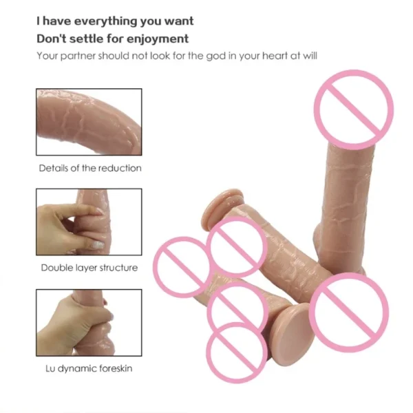curved realistic dildo for pleasure