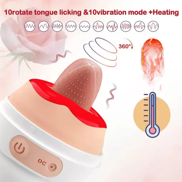 deep thrusting dildo rose shape