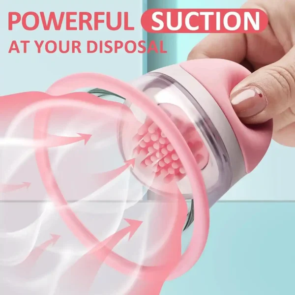 discreet vibrating nipple suction toy