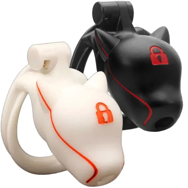 dog chastity cage erotic plastic