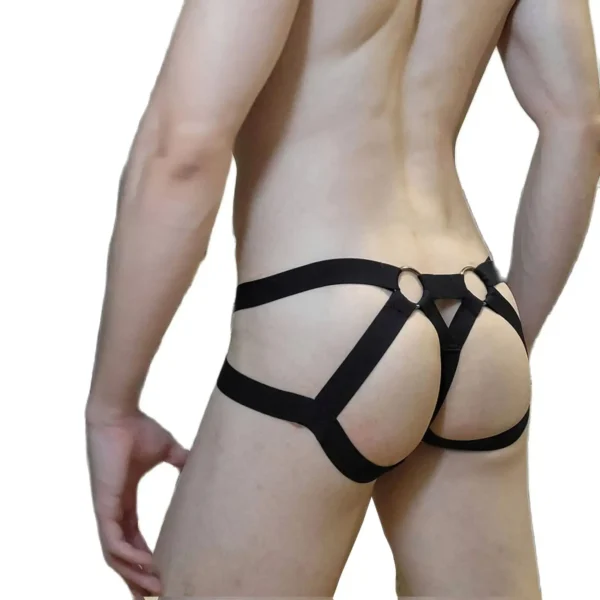 exotic style nylon blend thong