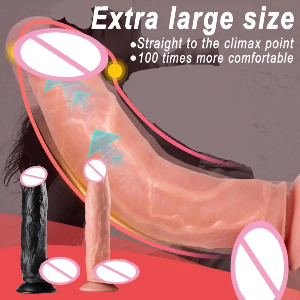 flesh dildo with strong suction