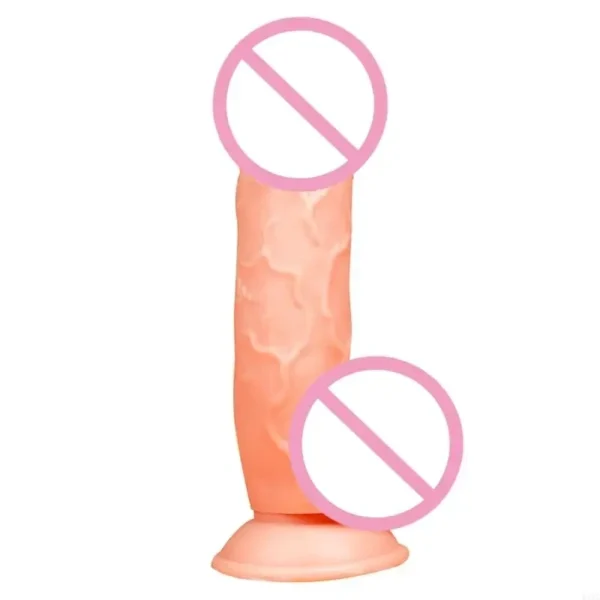 flexible pvc dildo realistic texture