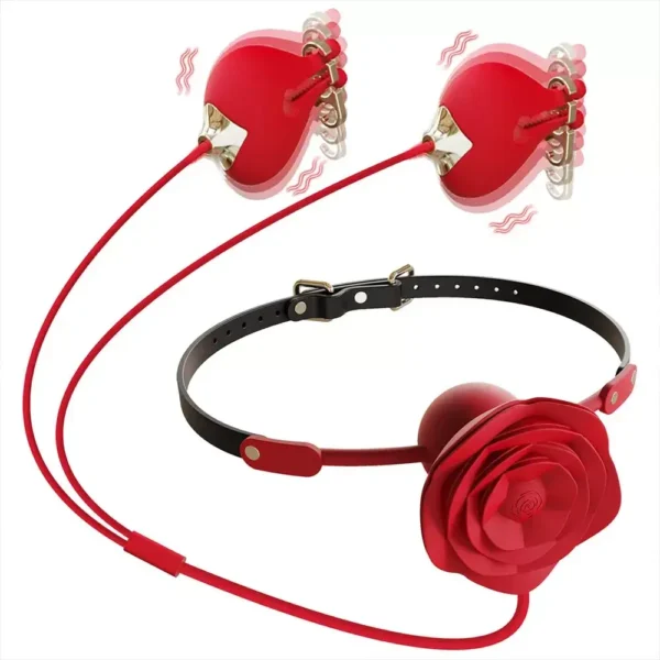 isensualflow com adjustable pressure nipple clamps rose
