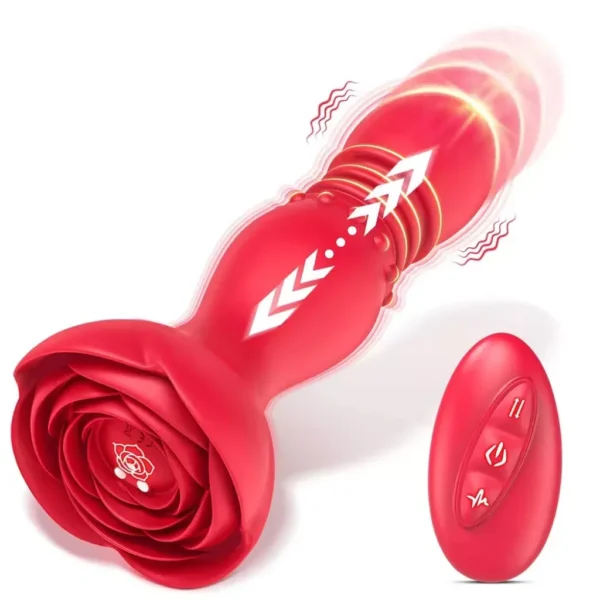 isensualflow com black silicone telescopic anal plug