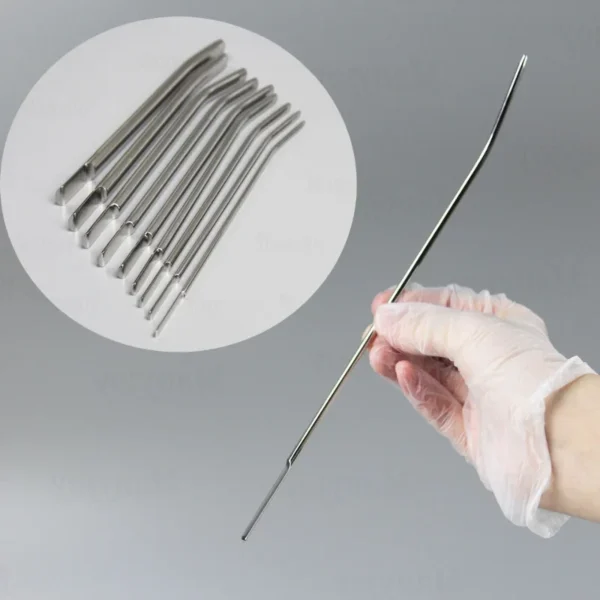 isensualflow com silver stainless steel arc shape dilator
