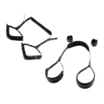 leather bdsm ankle cuffs set