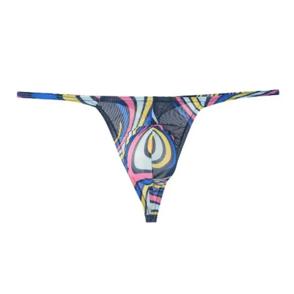 male thong details print pattern closeup