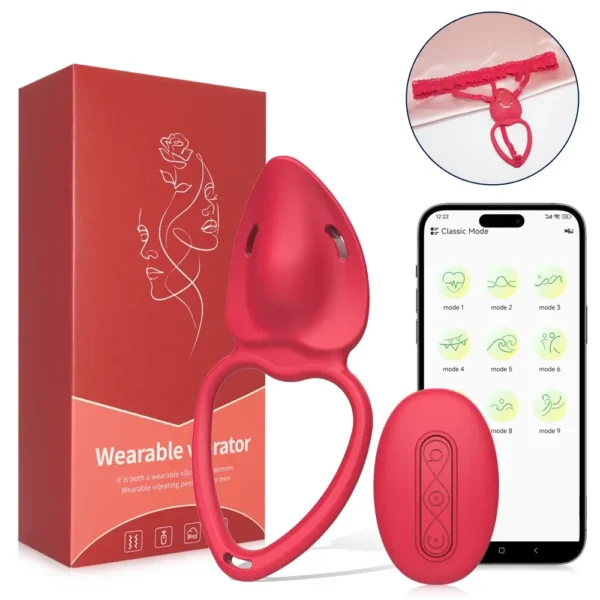 medical silicone flexible panty vibrator