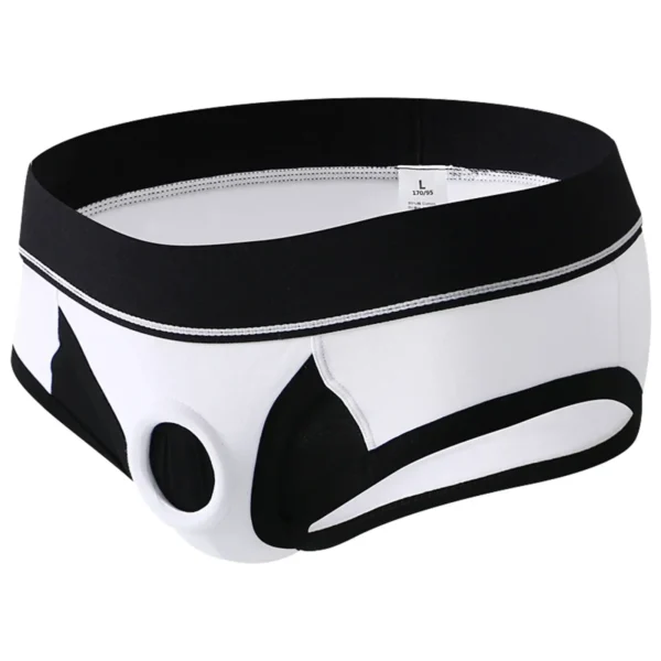 mens briefs cotton patchwork design sexy