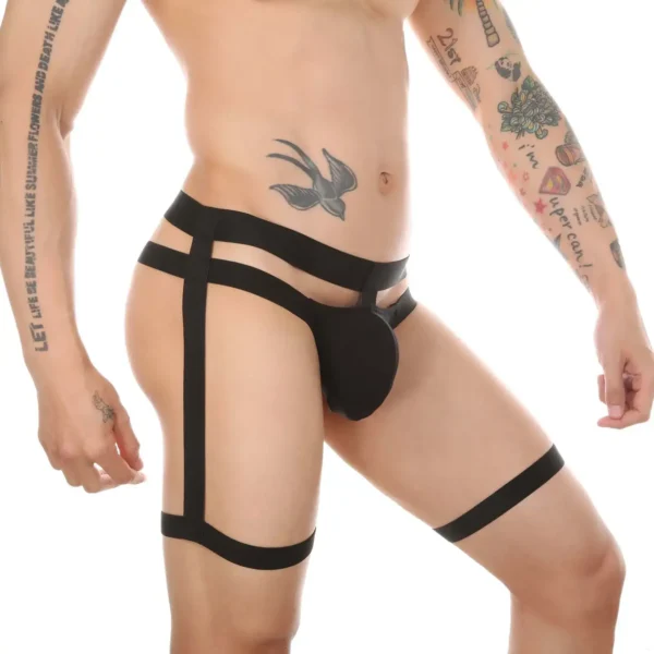 mens fashion g string with leg