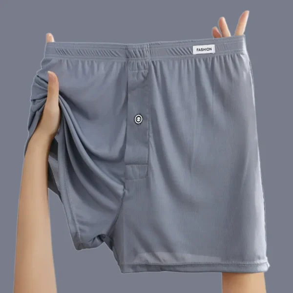 mens pink underwear ice silk brief