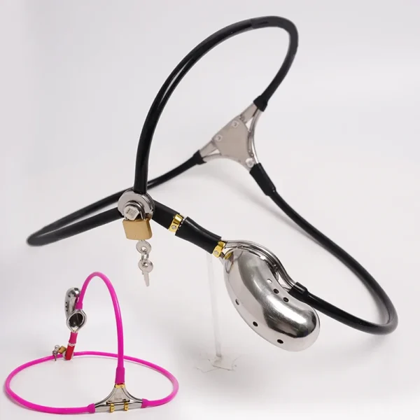 metal cock cage silicone anal