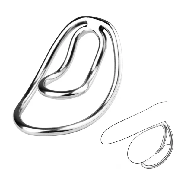 metal penis clamp chastity play