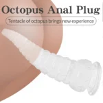 octopus tentacle textured anal plug
