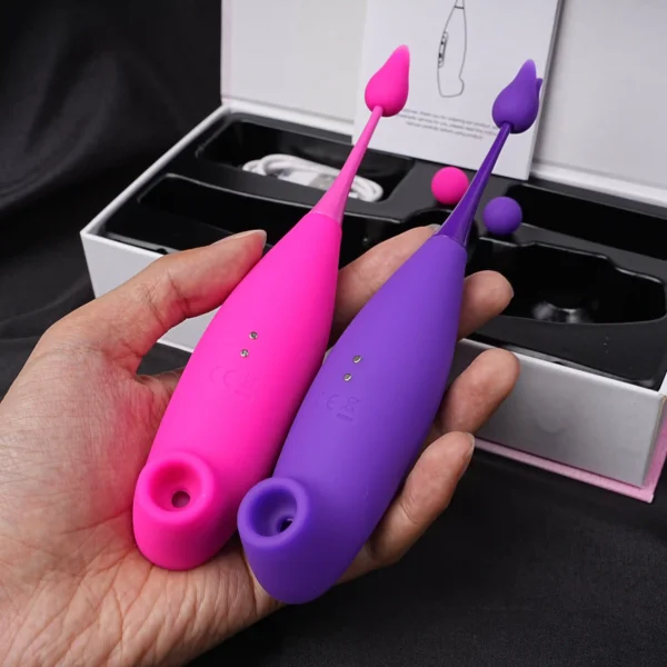 purple silicone eight speed vibrator