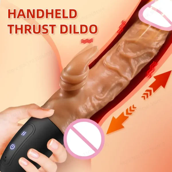 realistic dildo with variable vibration