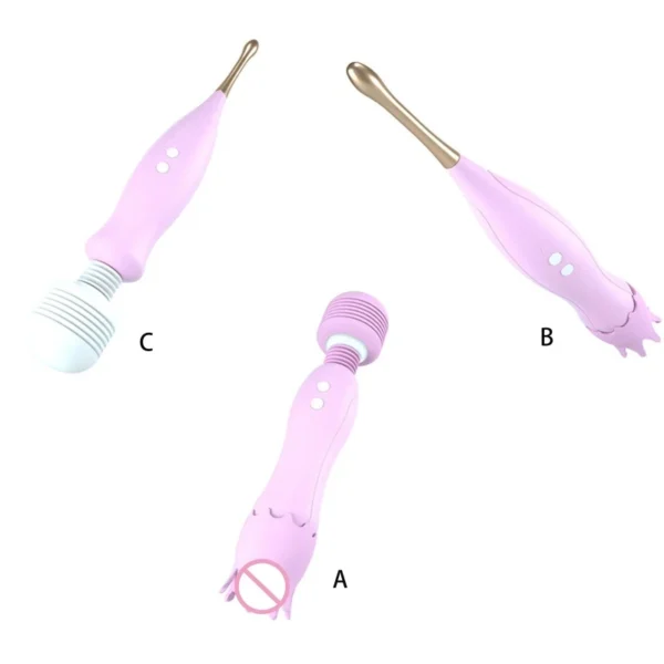silicone and abs nipple toy