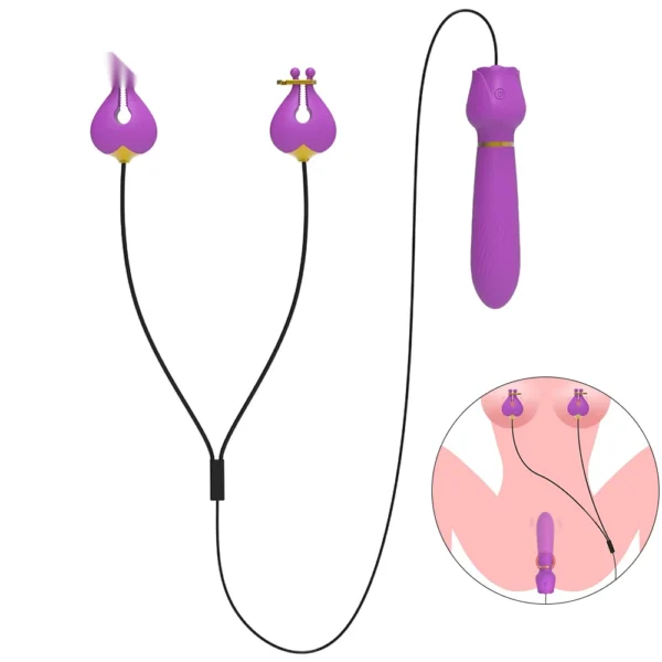 silicone stimulator with vibration modes