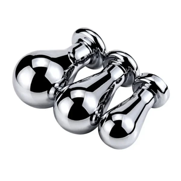 smooth aluminum alloy butt plug