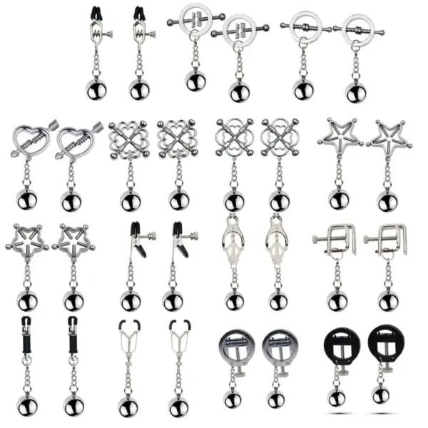 stainless steel nipple clamps with ring