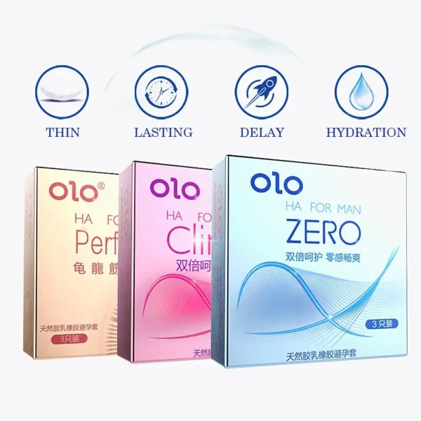 thin latex condoms with delay lubricant