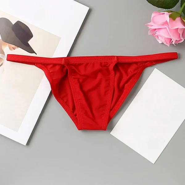 thin strap low waist polyester panties