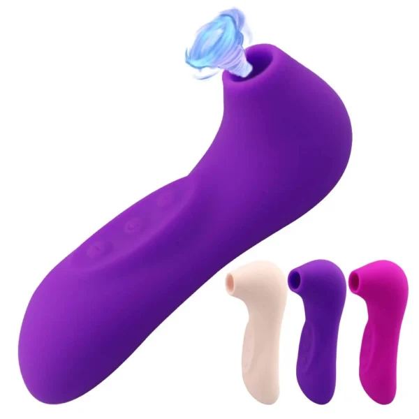 vibrating nipple sucker rose red