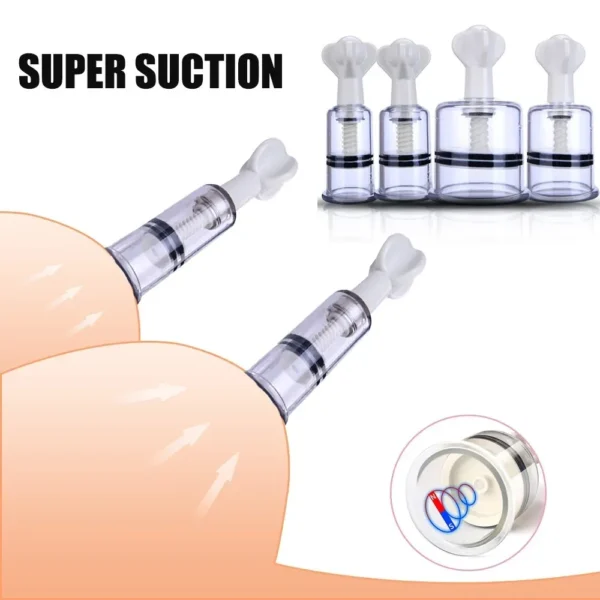 waterproof abs nipple pump massager